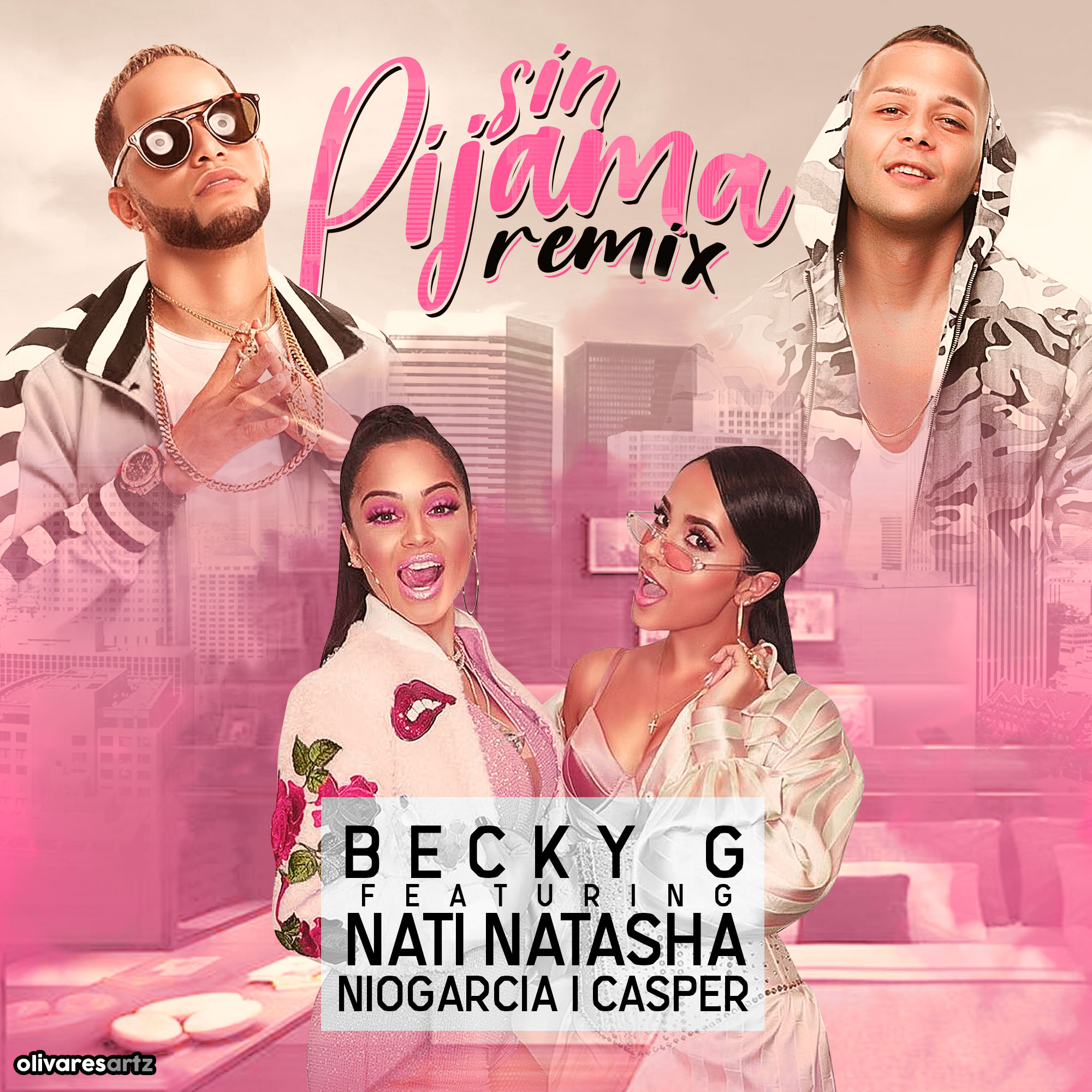 Natti Natasha & Becky G & Nio Garcia & Casper - Sin Pijamas Remix.mp3